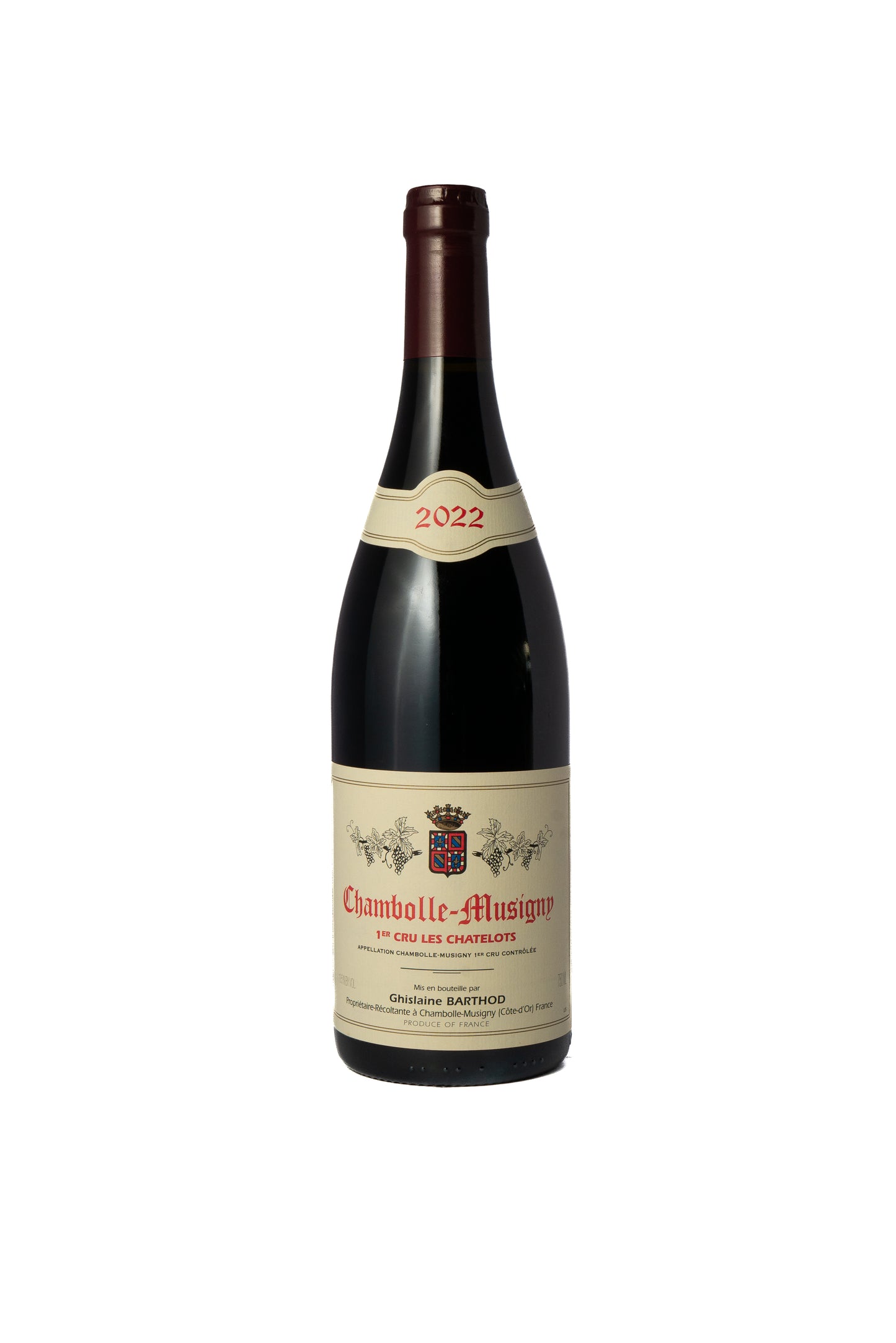 Ghislaine Barthod 'Les Chatelots' Chambolle Musigny 1er Cru 2022-Heritage Wine Store Perth CBD Bottleshop