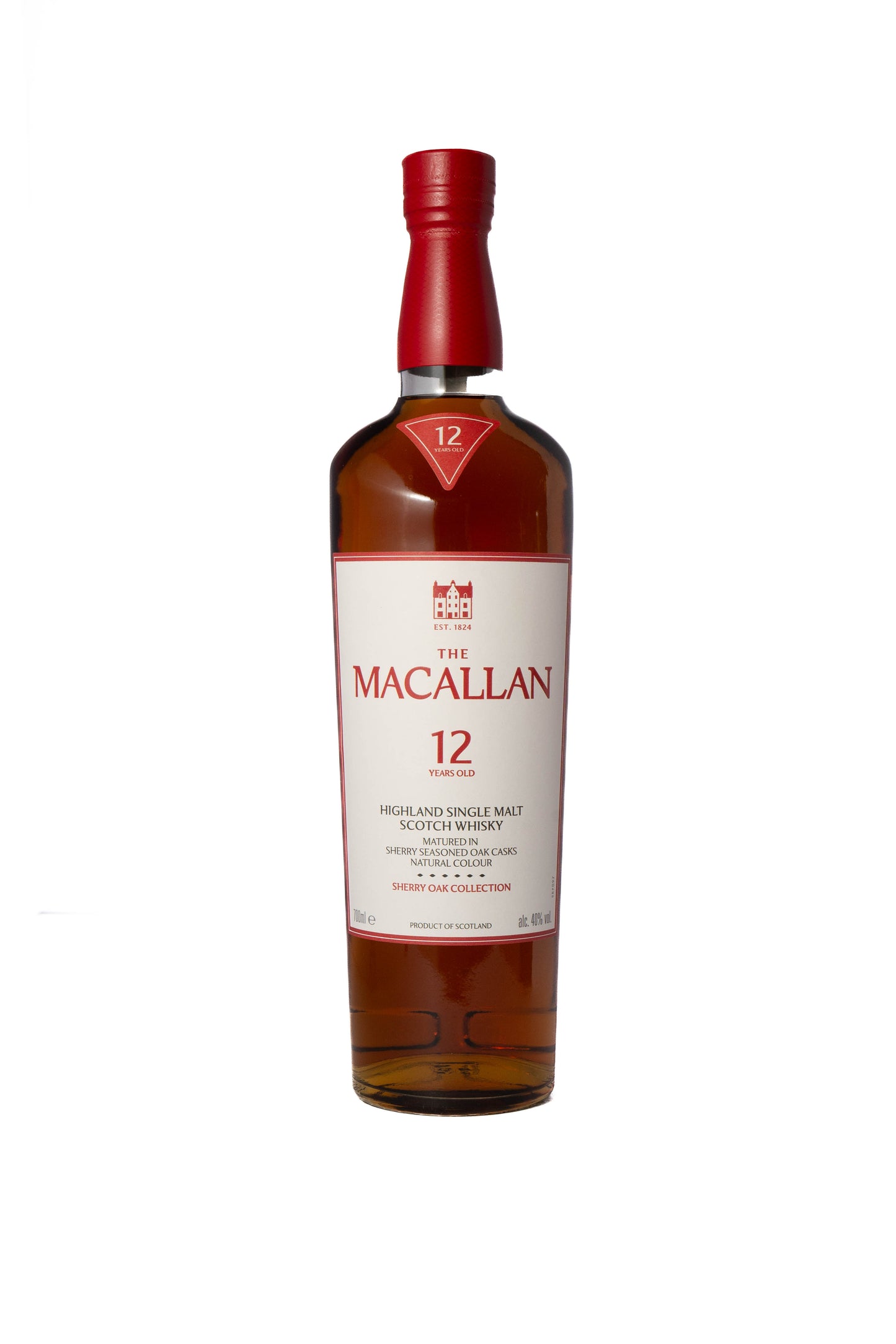 The Macallan 'Sherry Cask' 12YO Single Malt Scotch Whisky - Gift Boxed