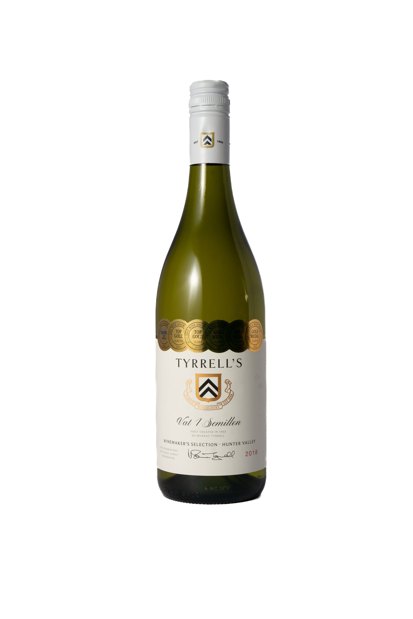 Tyrrells 'Vat 1' Semillon 2018-Heritage Wine Store Perth CBD Bottleshop