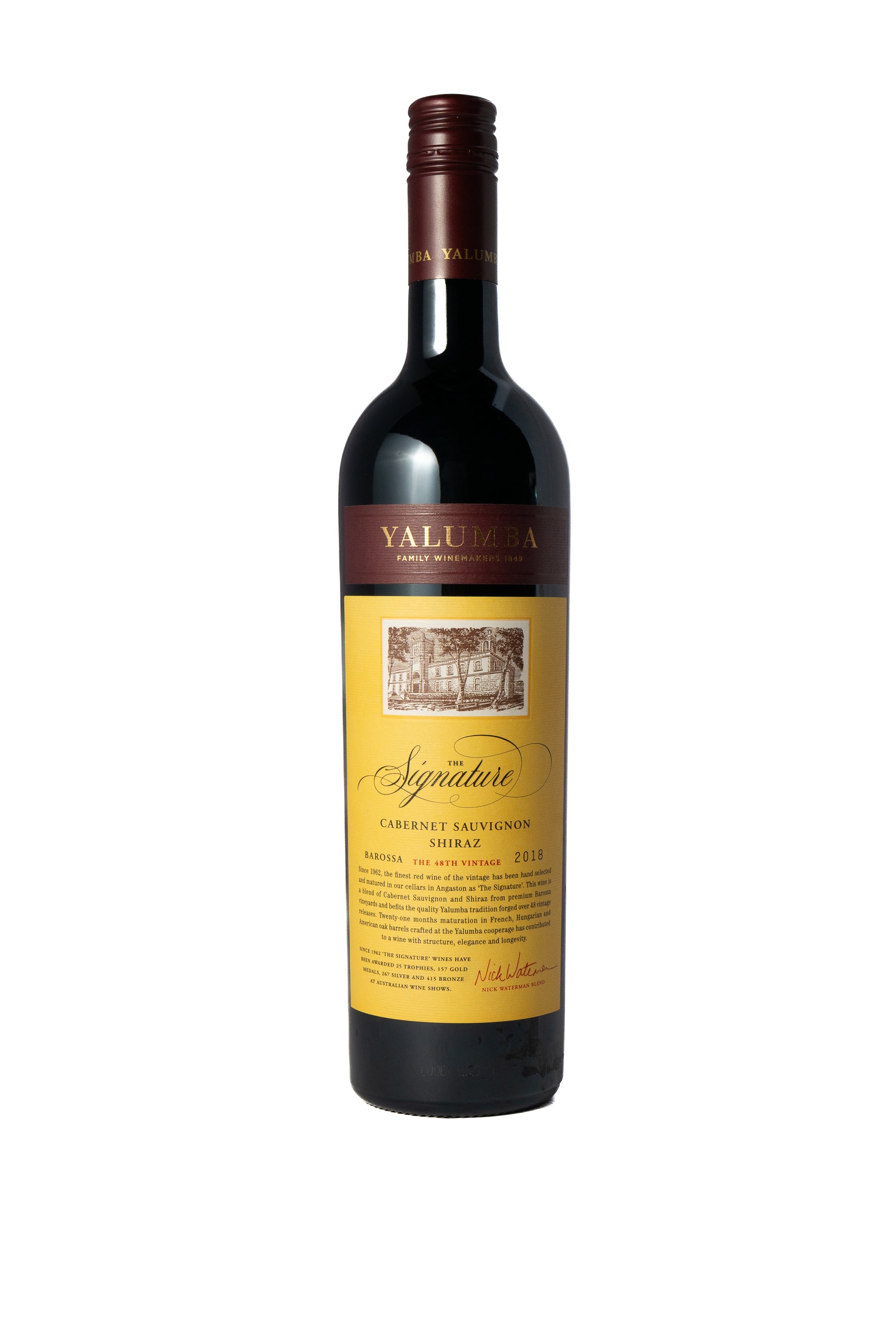 Yalumba 'The Signature' Cabernet, Shiraz 2018-Heritage Wine Store Perth CBD Bottleshop