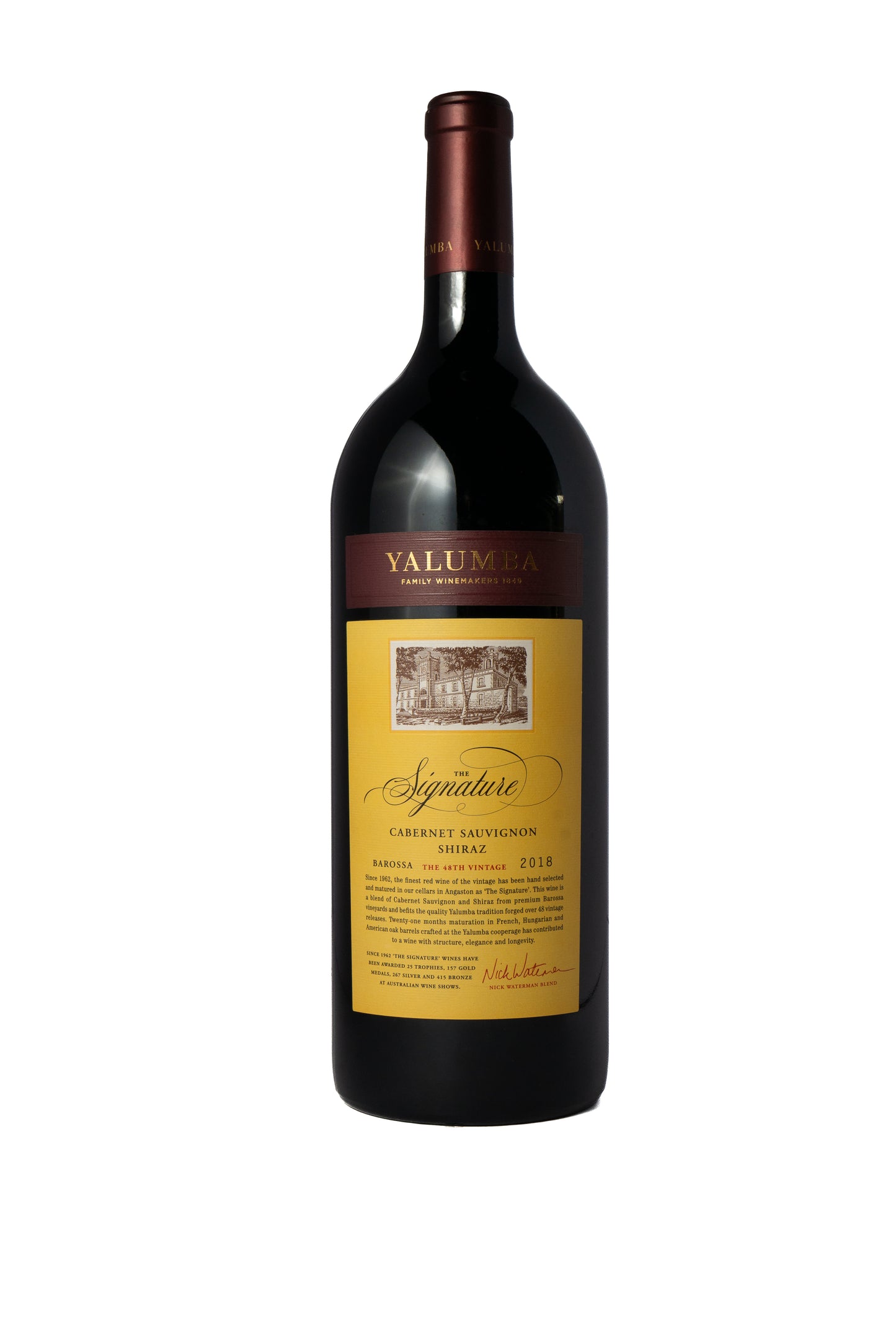 Yalumba 'The Signature' Cabernet, Shiraz 2018 Magnum-Heritage Wine Store Perth CBD Bottleshop