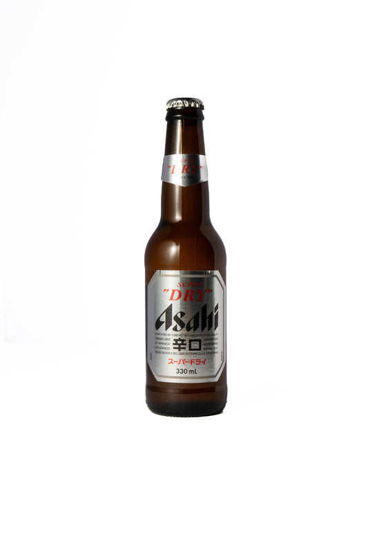 Asahi 'Super Dry' Lager Bottle 330ml-Heritage Wine Store Perth CBD Bottleshop
