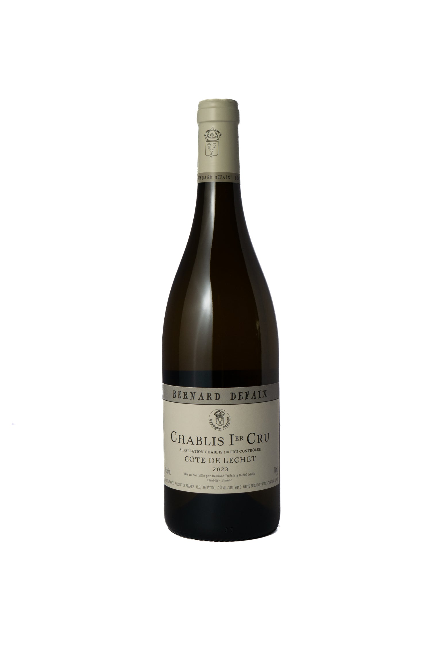 Bernard Defaix 'Cote de Lechet' Chablis 1er Cru 2023-Heritage Wine Store Perth CBD Bottleshop