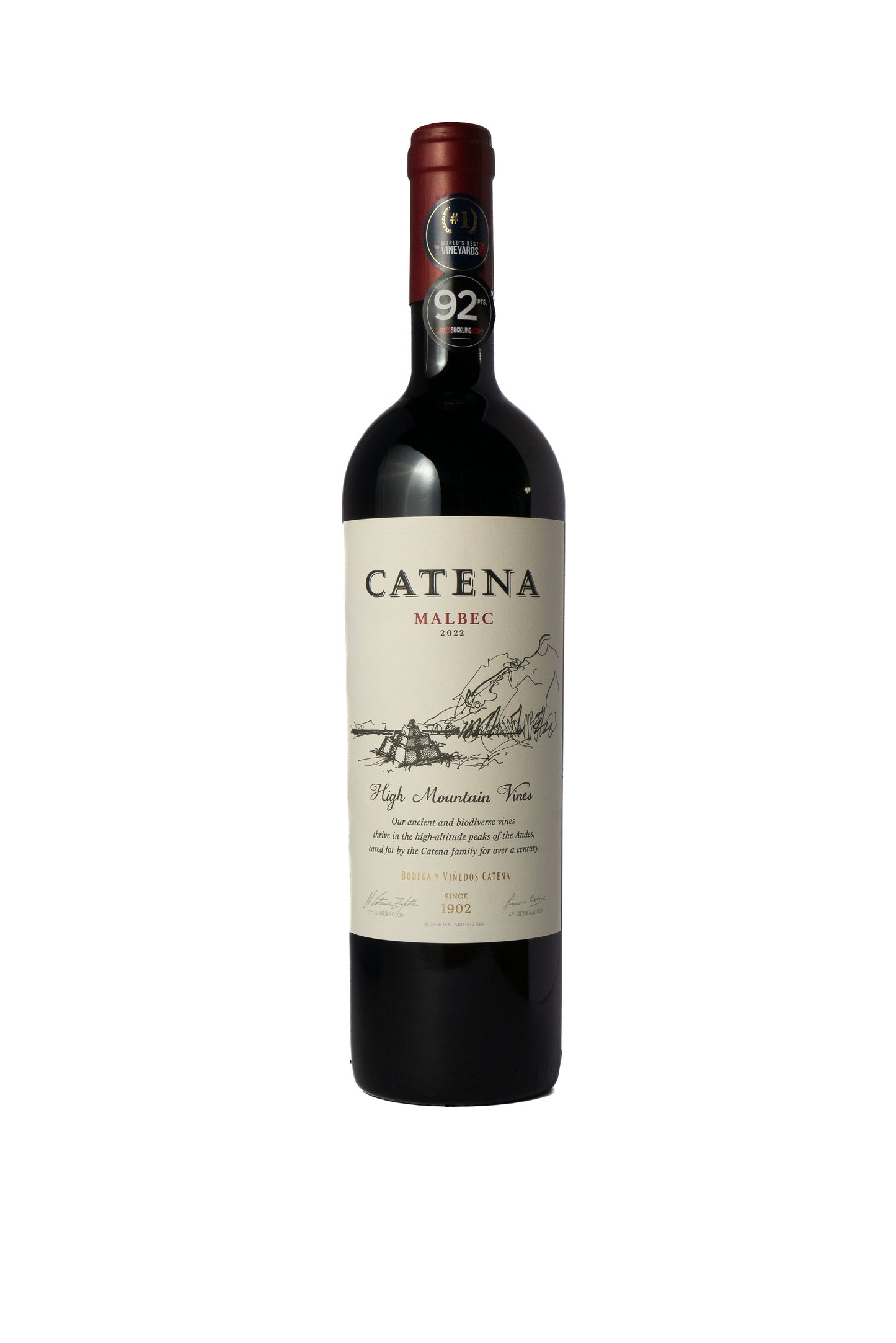 Catena Zapata 'Catena' Malbec 2023-Heritage Wine Store Perth CBD Bottleshop