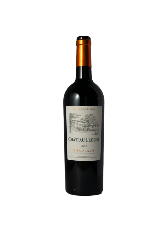 Chateau L'Eglise Bordeaux 2022-Heritage Wine Store Perth CBD Bottleshop