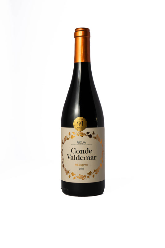 Conde Valdemar Rioja Reserva 2018-Heritage Wine Store Perth CBD Bottleshop