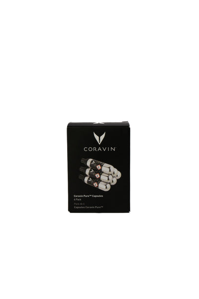 Coravin Pure Argon Capsules Six Pack - The Heritage Wine Store