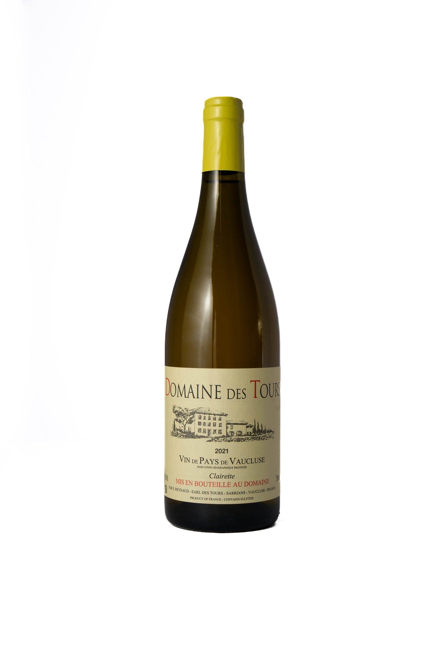 Domaine des Tours Vin de Pays Vaucluse Clairette 2021-Heritage Wine Store Perth CBD Bottleshop