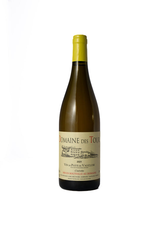 Domaine des Tours Vin de Pays Vaucluse Clairette 2021-Heritage Wine Store Perth CBD Bottleshop