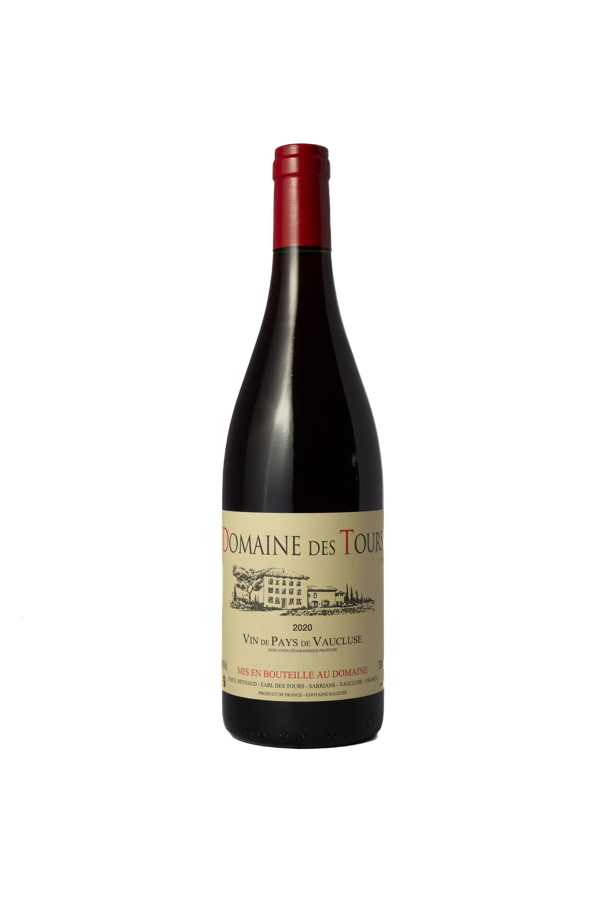 Domaine des Tours Vin de Pays Vaucluse Rouge 2020-Heritage Wine Store Perth CBD Bottleshop