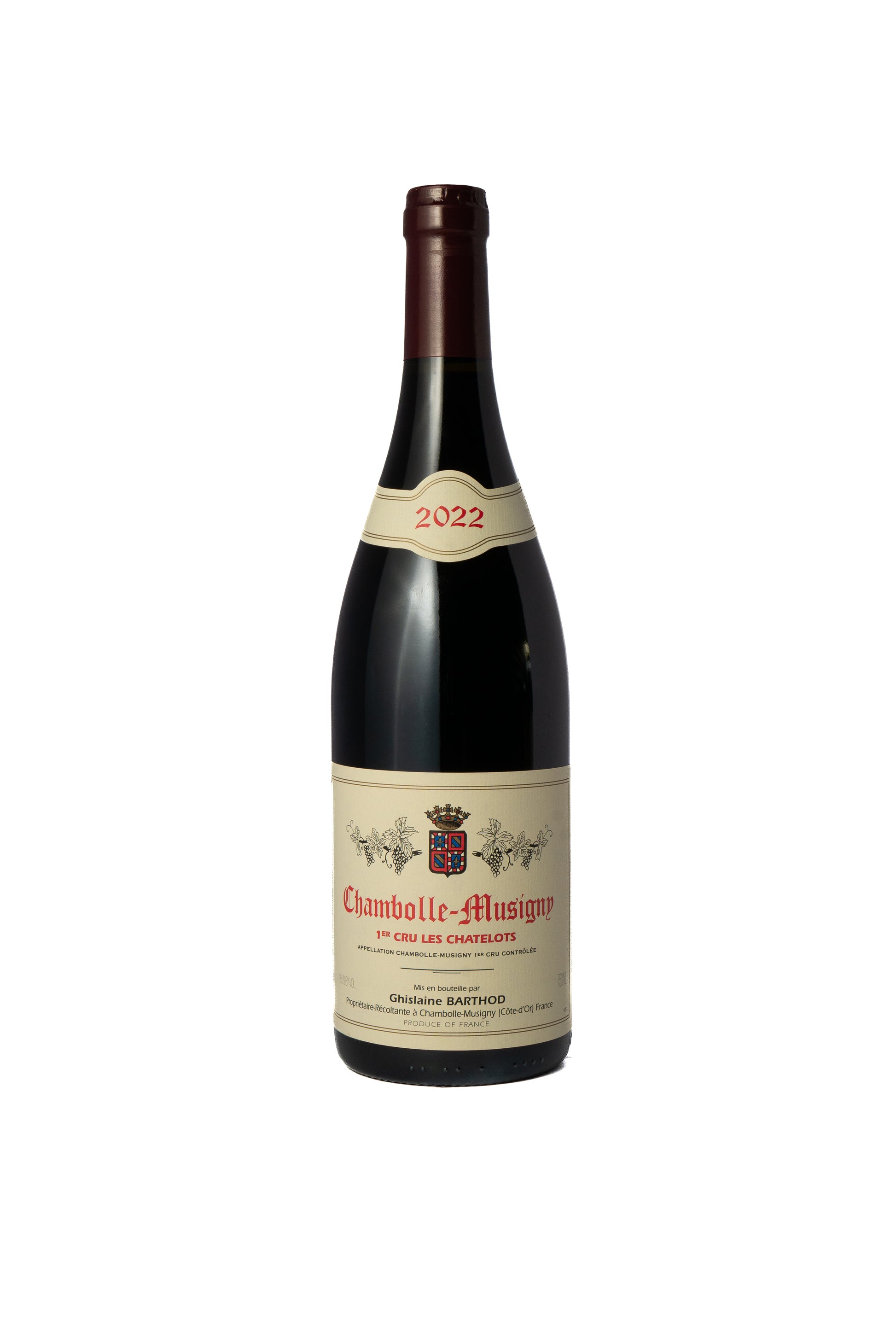 Ghislaine Barthod 'Les Chatelots' Chambolle Musigny 1er Cru 2022-Heritage Wine Store Perth CBD Bottleshop