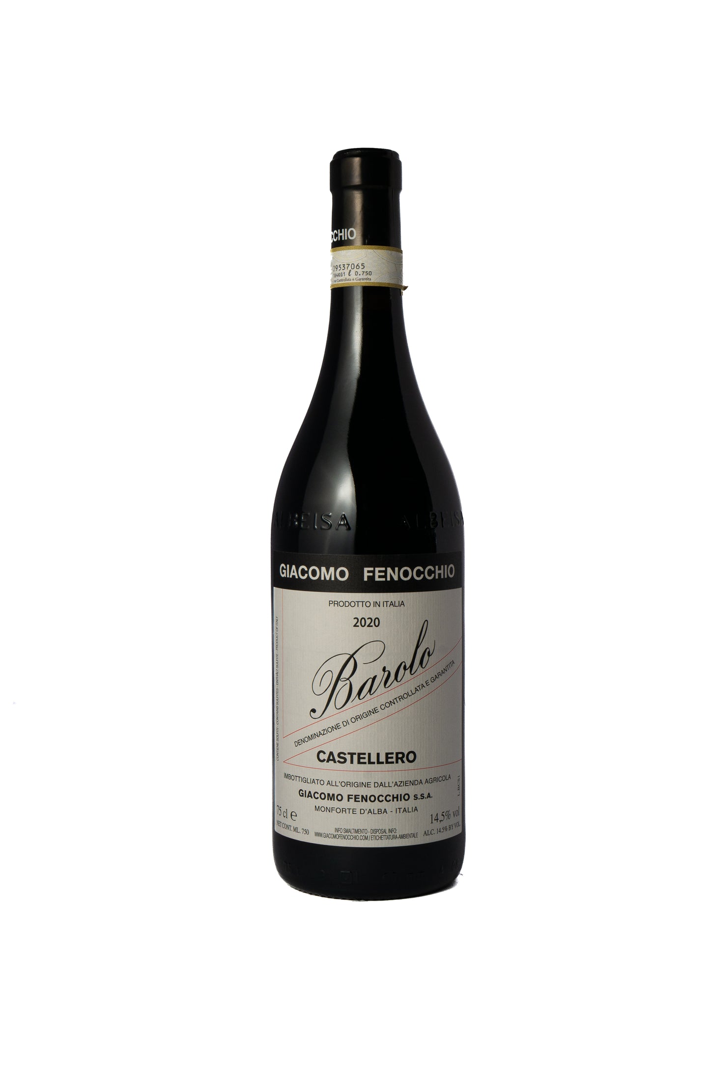 Giacomo Fenocchio 'Castellero' Barolo 2020-Heritage Wine Store Perth CBD Bottleshop