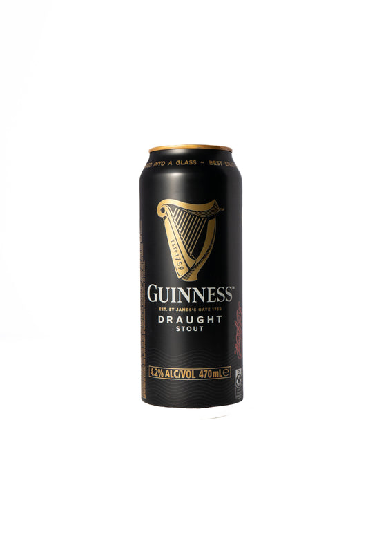 Guinness Draught Stout Can 470ml-Heritage Wine Store Perth CBD Bottleshop