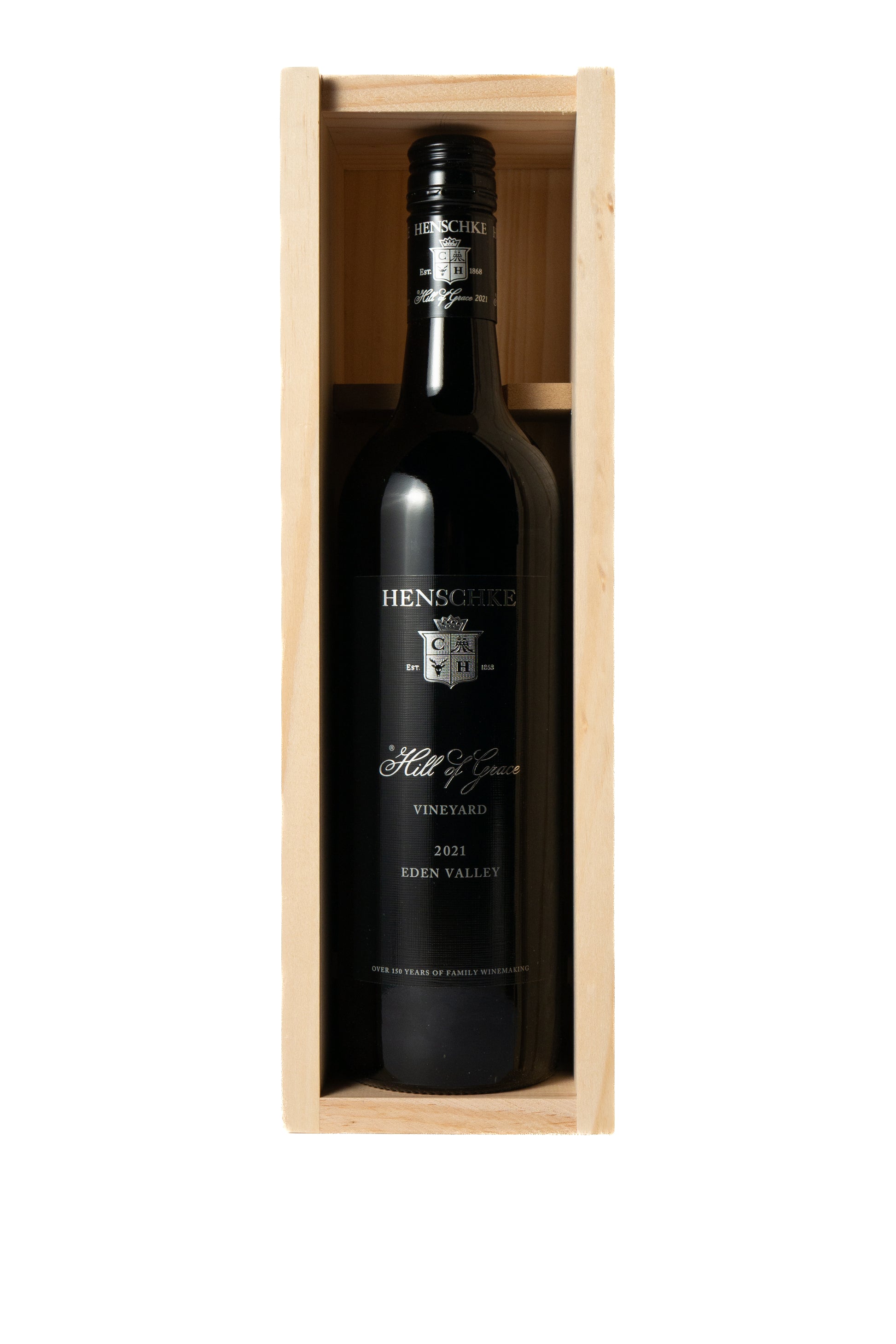 Henschke 'Hill Of Grace' Shiraz 2021 - Wooden Gift Box-Heritage Wine Store Perth CBD Bottleshop