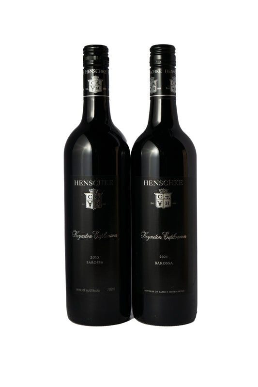 Henschke 'Keyneton Euphonium' Retrospective 2015 & 2021 - 2 Pack Gift Box-Heritage Wine Store Perth CBD Bottleshop
