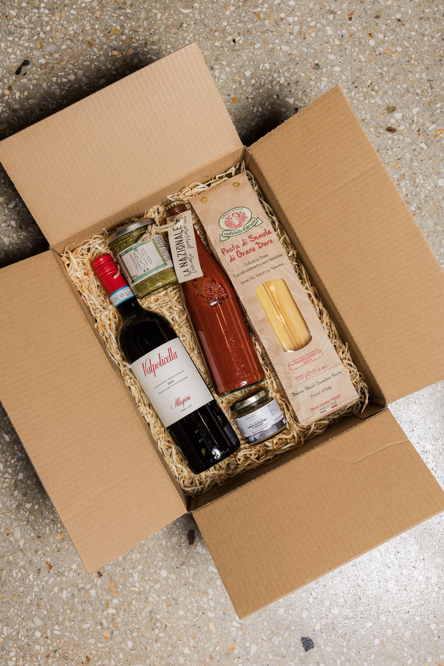 Italian Pasta Night + Allegrini Valpolicella - Christmas Gift Hamper-Heritage Wine Store Perth CBD Bottleshop