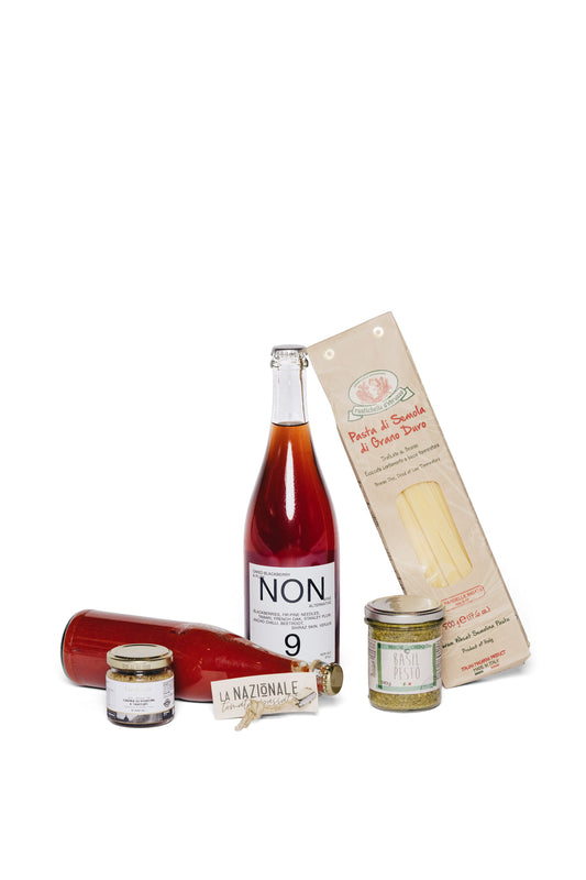 Italian Pasta Night + NON #9 Non Alcoholic Wine - Christmas Gift Hamper-Heritage Wine Store Perth CBD Bottleshop