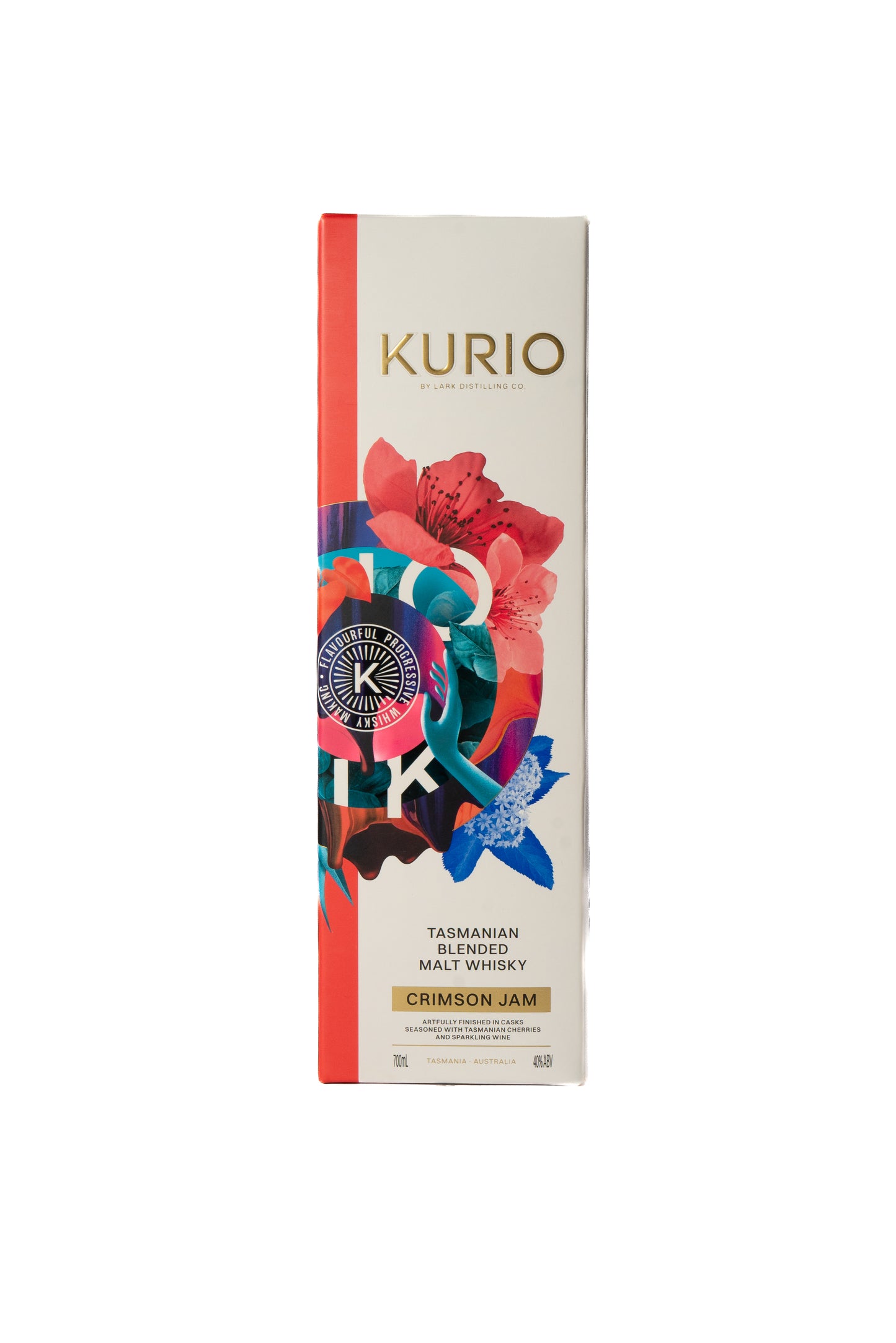 Kurio By Lark 'Crimson Jam' Blended Australian Malt Whisky - Gift Box-Heritage Wine Store Perth CBD Bottleshop