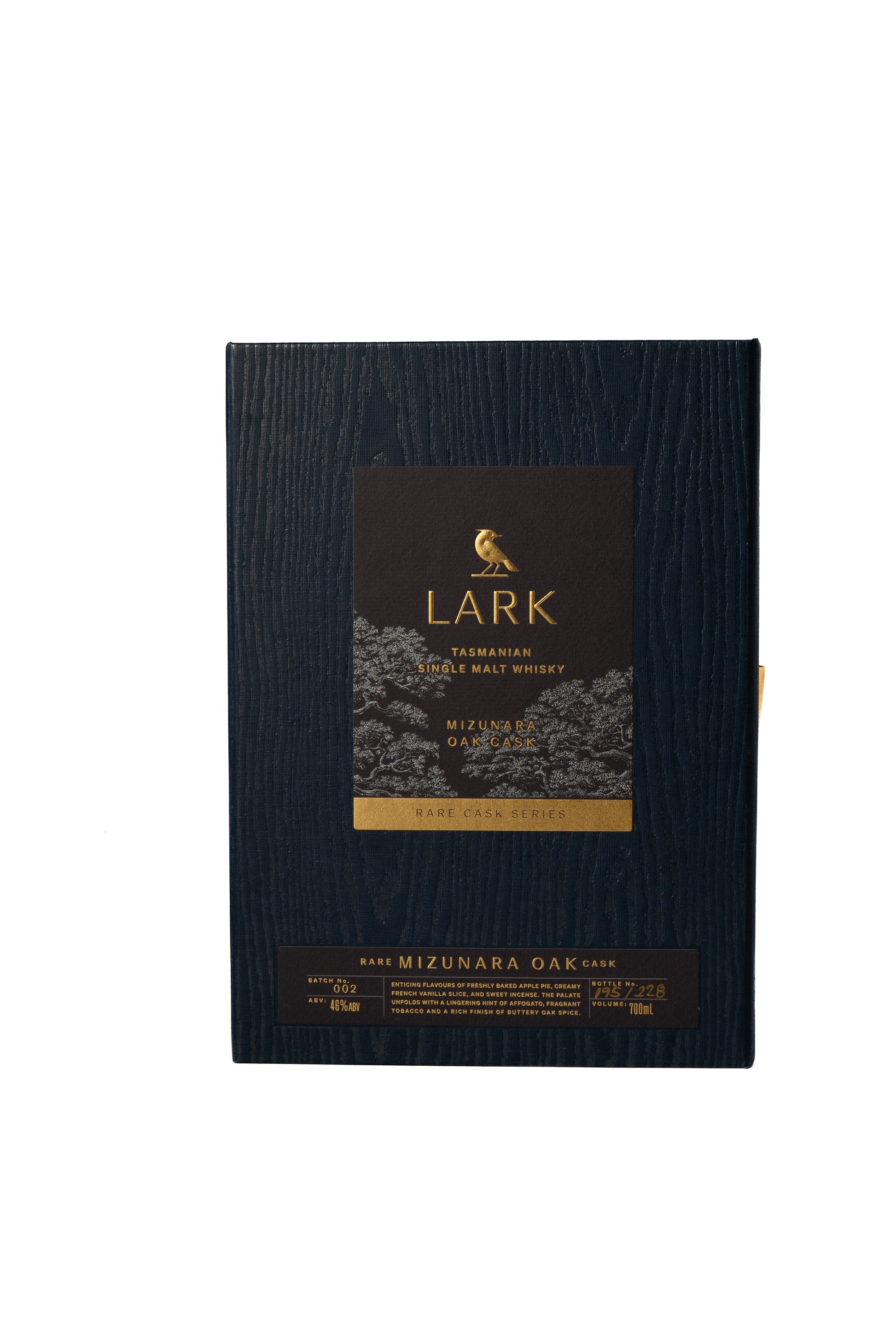 Lark 'Mizunara Oak Cask - Batch No. 2' Single Malt Australian Whisky - Gift Box-Heritage Wine Store Perth CBD Bottleshop