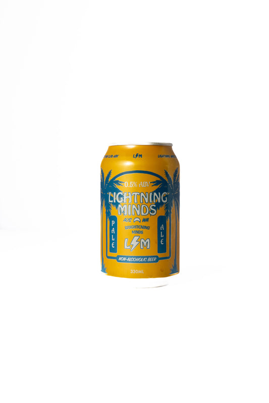 Lightning Minds Non Alcoholic Pale Ale 330ml-Heritage Wine Store Perth CBD Bottleshop