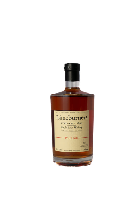 Limeburners 'Port Cask' Single Malt Australian Whisky-Heritage Wine Store Perth CBD Bottleshop