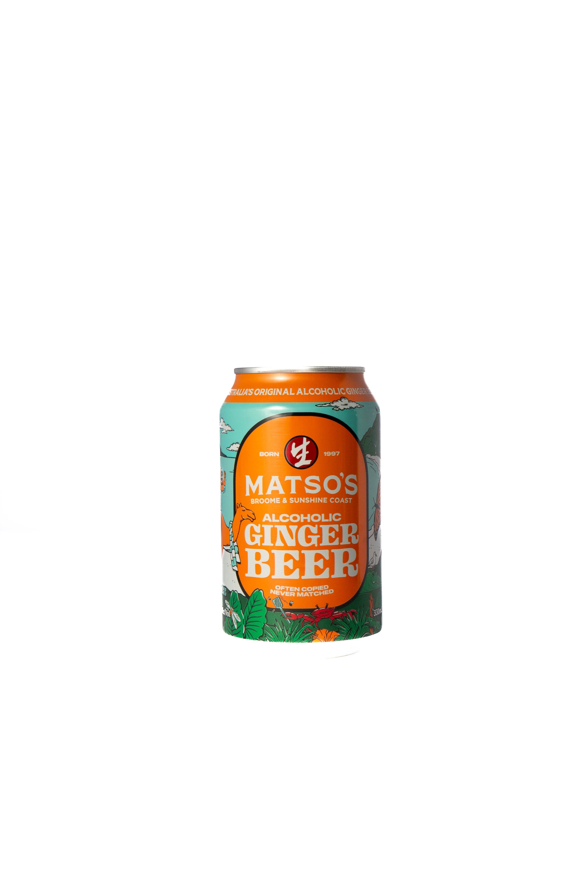 Matsos Ginger Beer Can 330ml-Heritage Wine Store Perth CBD Bottleshop