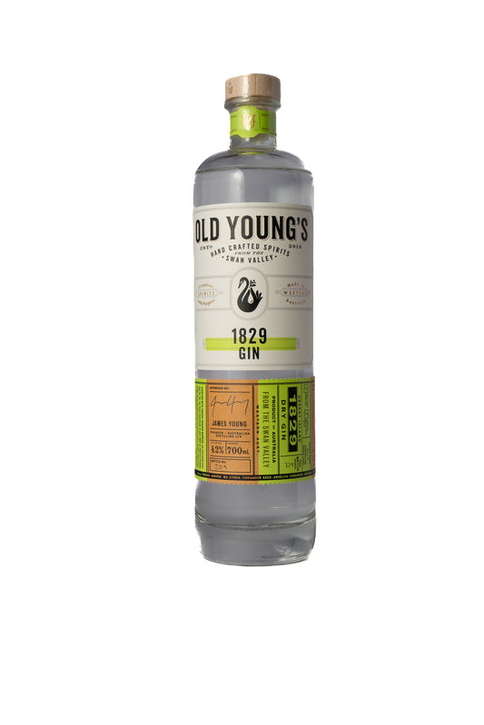 Old Young's '1829' Gin-Heritage Wine Store Perth CBD Bottleshop