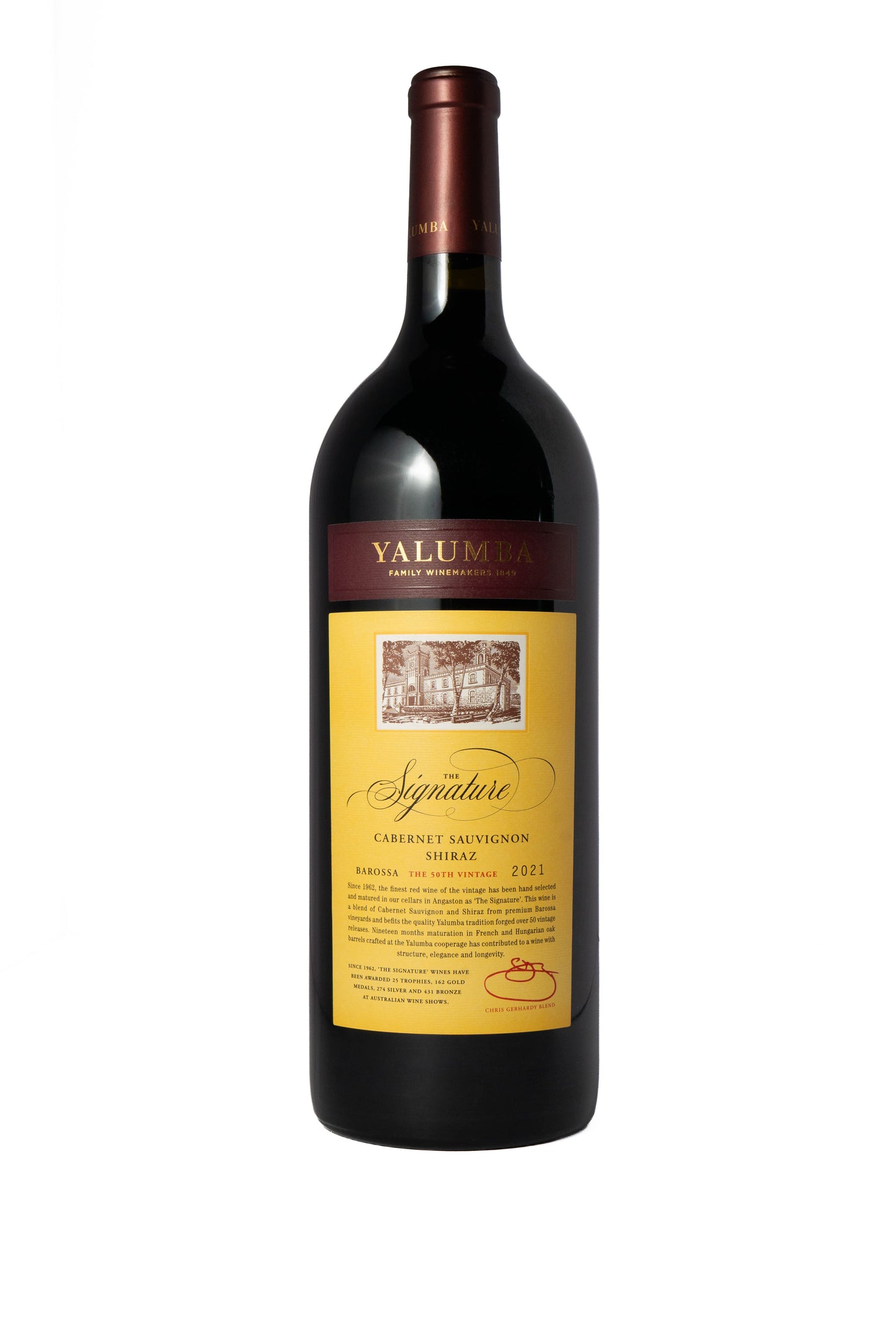 Yalumba 'The Signature' Cabernet, Shiraz 2021 Magnum