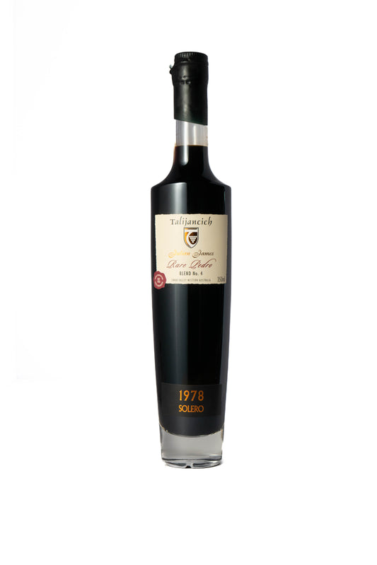 Talijancich 'Julian James - Rare Pedro Blend No. 4' - 1978 Solero Pedro Ximinez-Heritage Wine Store Perth CBD Bottleshop