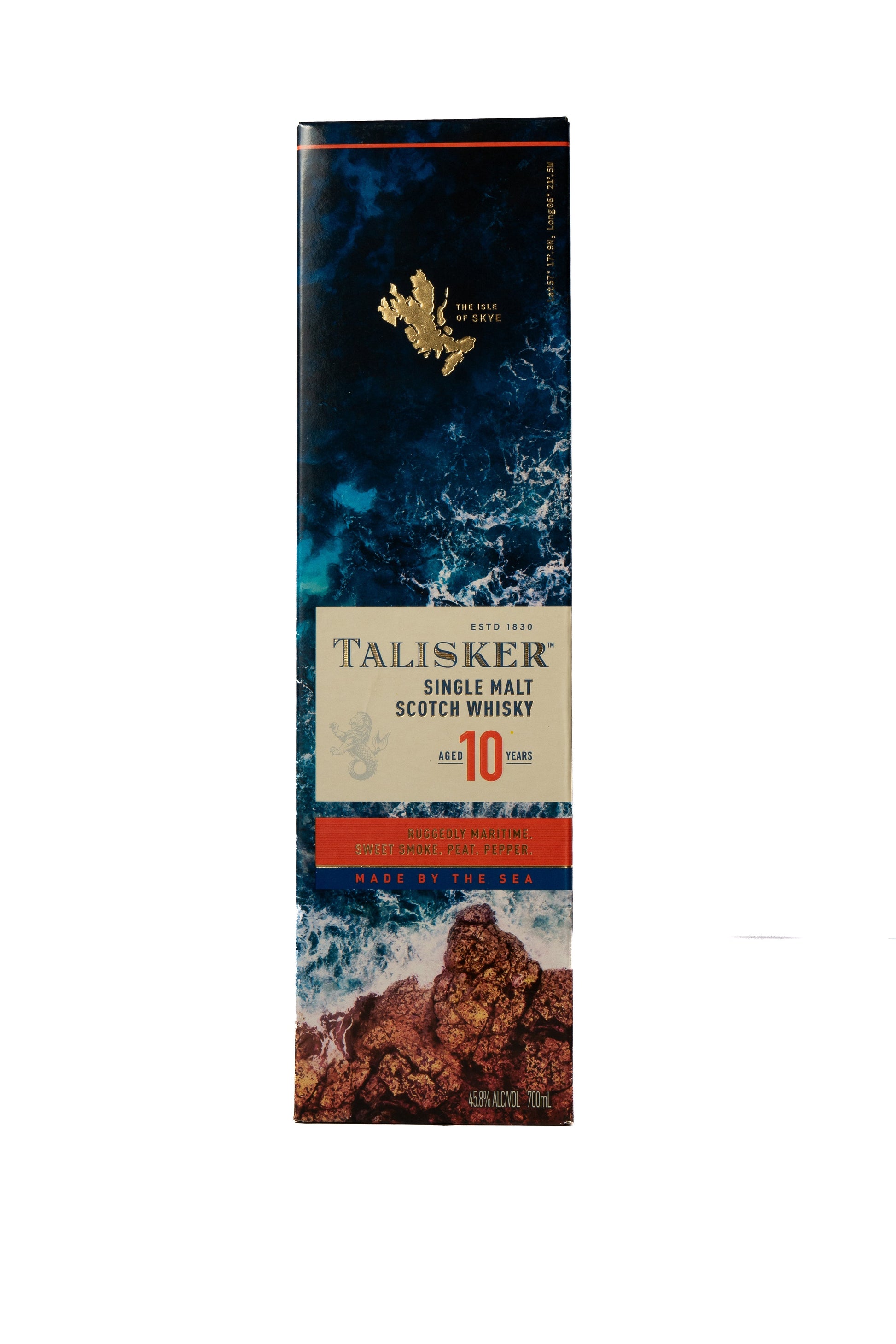 Talisker 10YO Single Malt Scotch Whisky - Gift Box-Heritage Wine Store Perth CBD Bottleshop