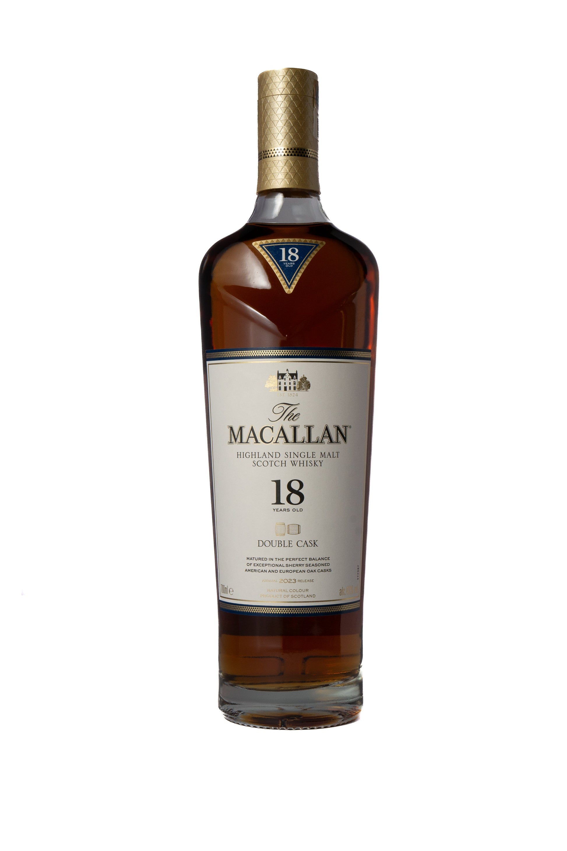 The Macallan 'Double Cask' 18YO Single Malt Scotch Whisky - Gift Box-Heritage Wine Store Perth CBD Bottleshop